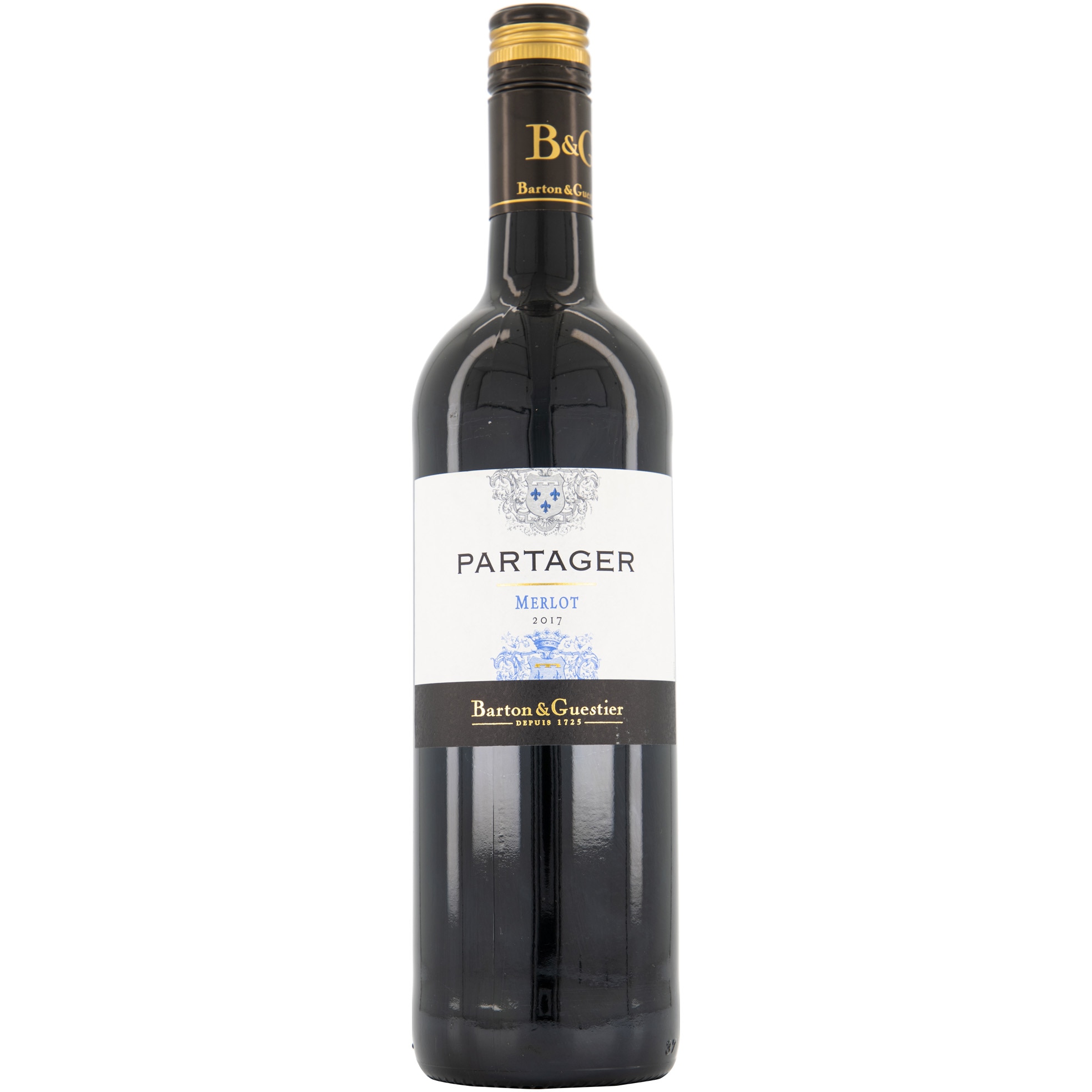 Vin Rosu Barton&Guestier Partager, Merlot, 13.5%, 0.75l