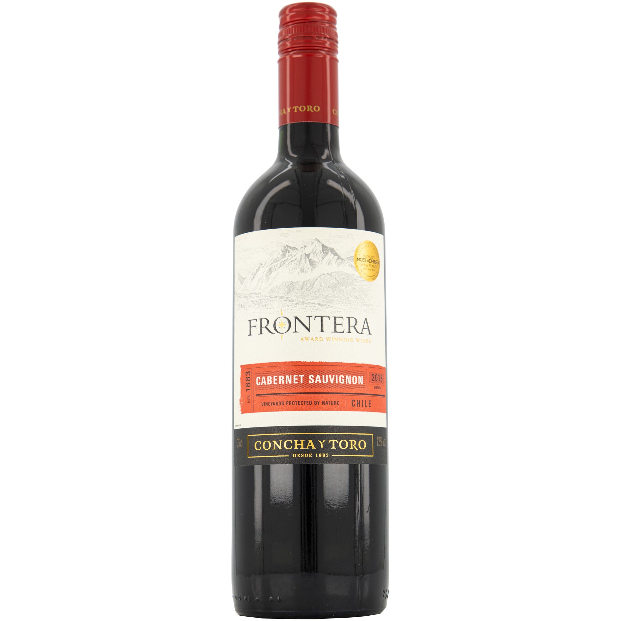 Vin Rosu Concha Y Toro Frontera Cabernet Sauvignon, 12%, 0.75l