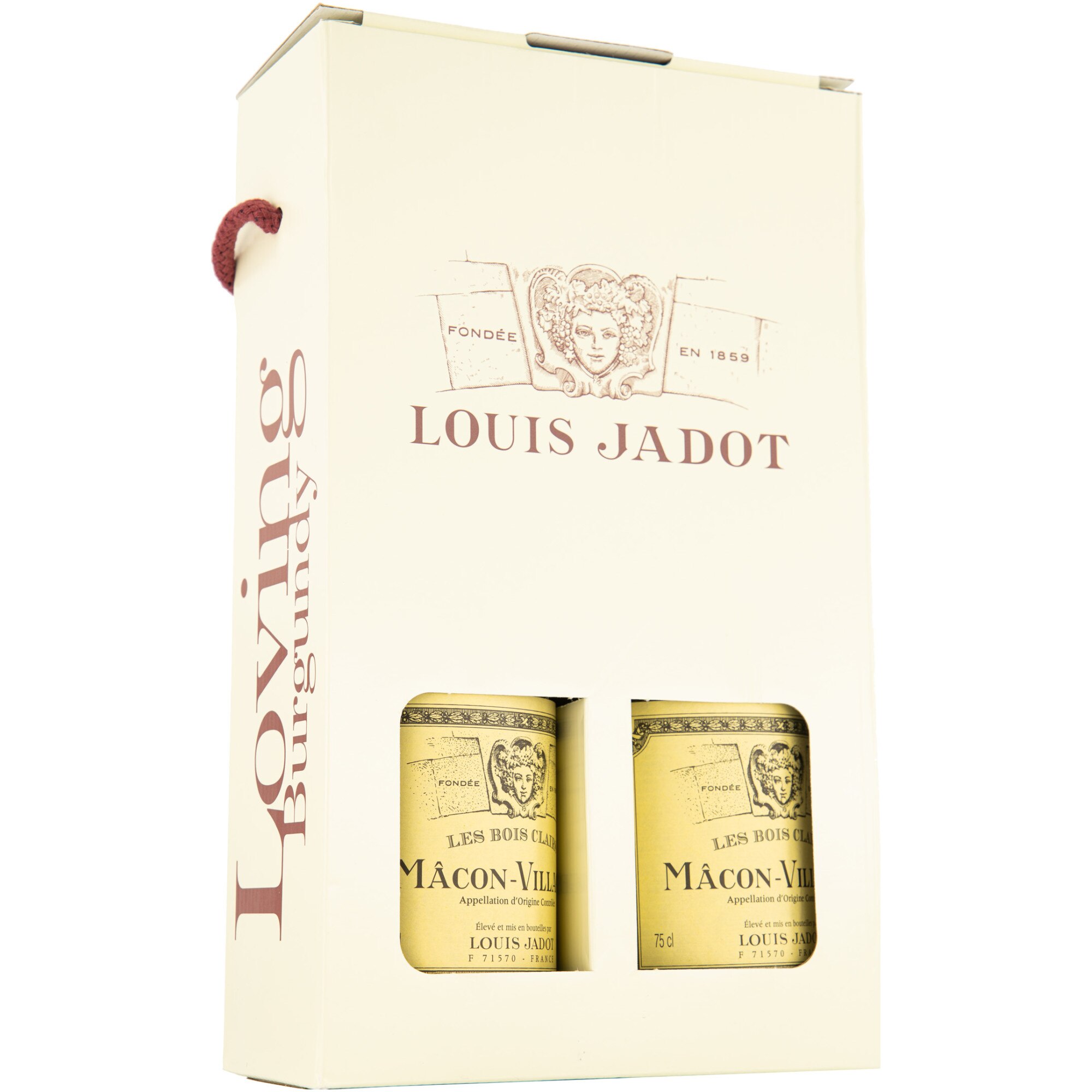 Vin Alb Louis Jadot, Macon-Villages Les Bois Clairs, Sec, 2 x 0.75l