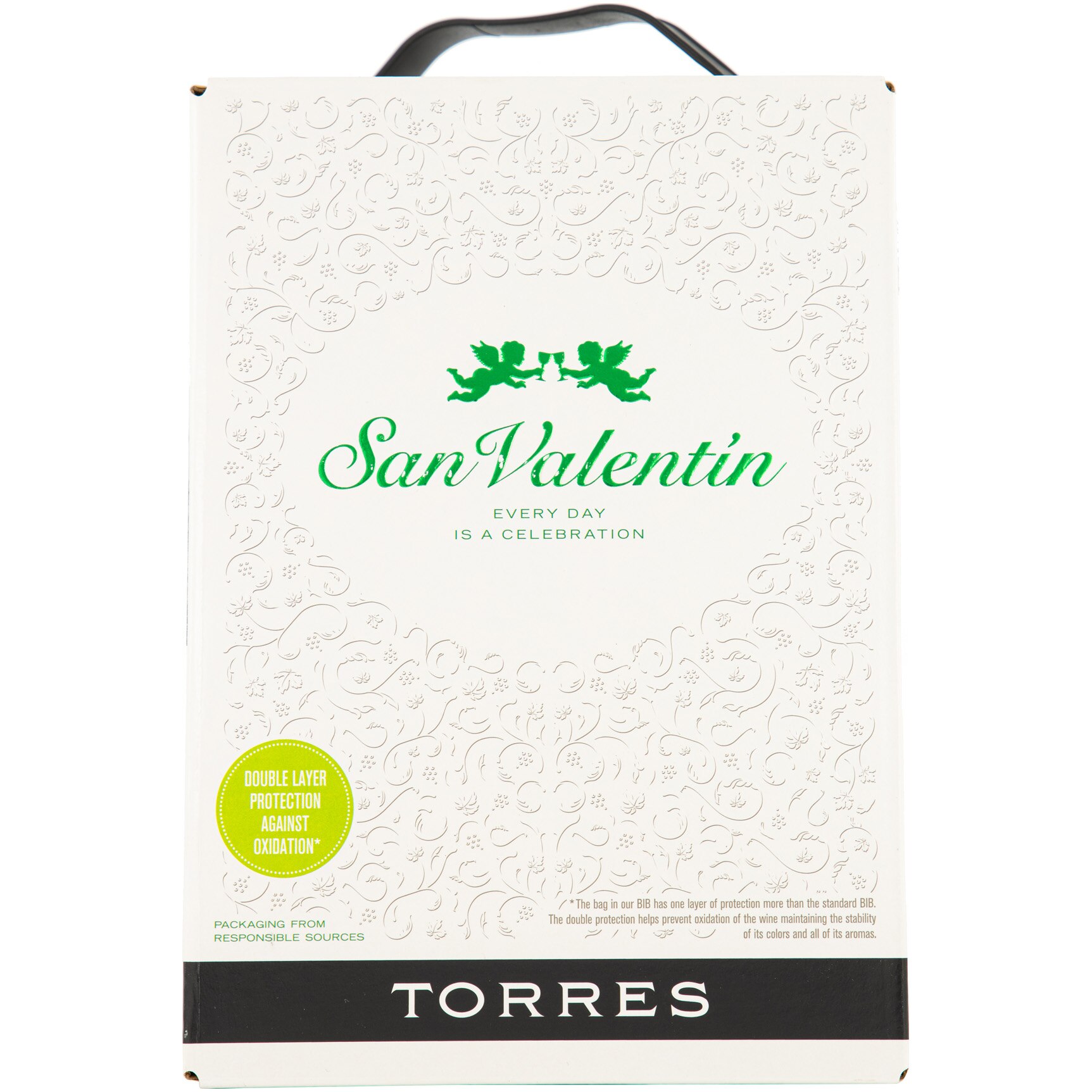 Vin Alb Torres San Valentin Bib, Demisec, 11%, 1.5l