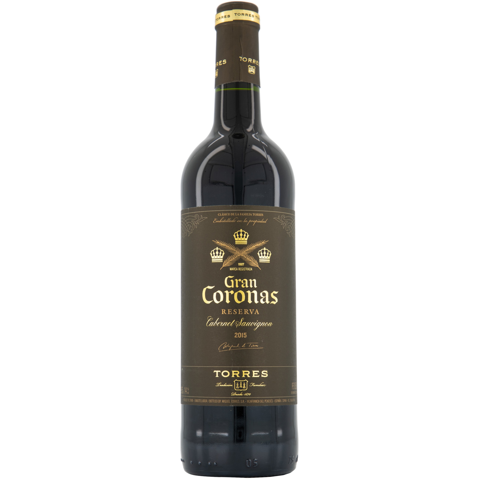Vin Rosu Torres Gran Coronas Cabernet Sauvignon, 14%, 0.75l