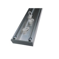 sina aluminiu natur dubla younivers 8 35m 2canale accesorizata cu 2 capace cu opritori si 70 carlige cu rotita imagen 28_0_
0