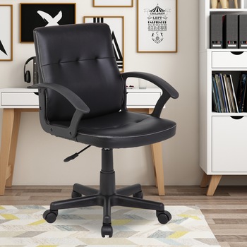 Scaun de birou Kring Thomas, PU, Negru Scaun de birou Kring Thomas, PU, Negru