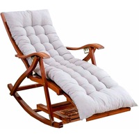 Balansoar Sezlong pentru gradina,terasa, lemn din bambus rezistent