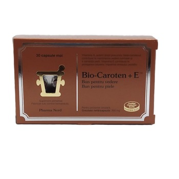 Vitamina A, Bio-Caroten + E, Pharma Nord, 30 capsule Vitamina A, Bio-Caroten + E, Pharma Nord, 30 capsule
