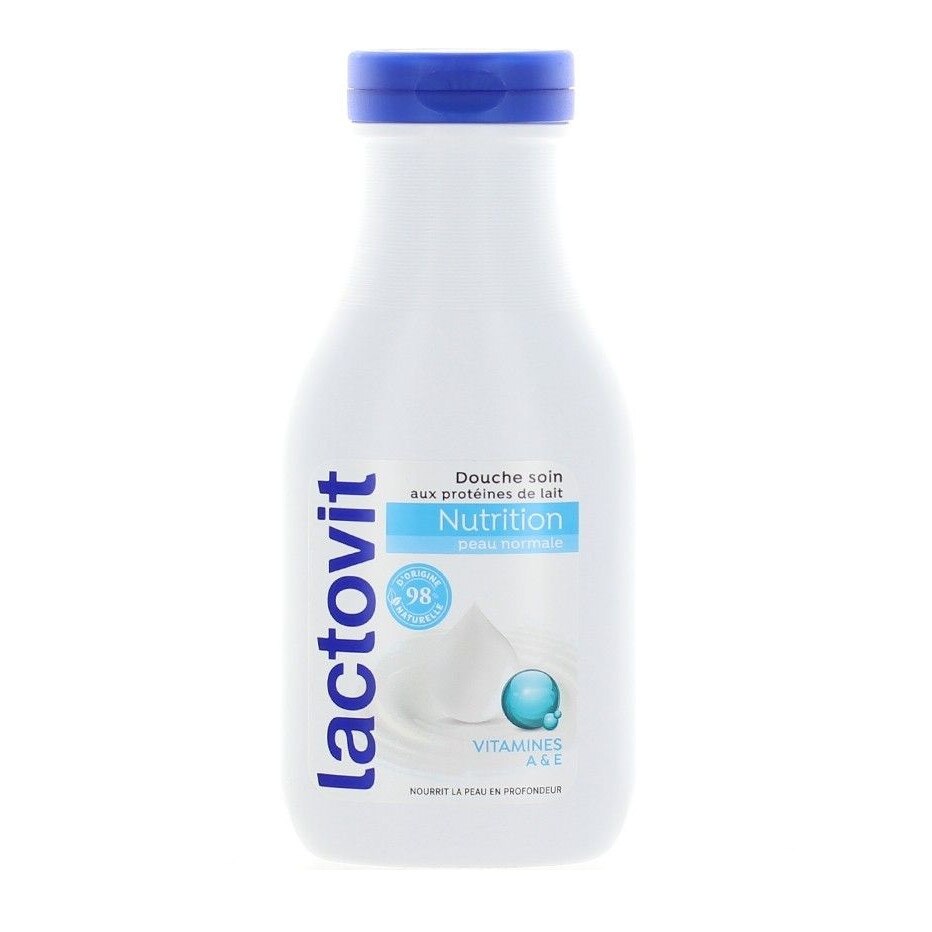 Gel de dus Lactovit Nutrition cu vitamina A si E pentru piele normala 250ml