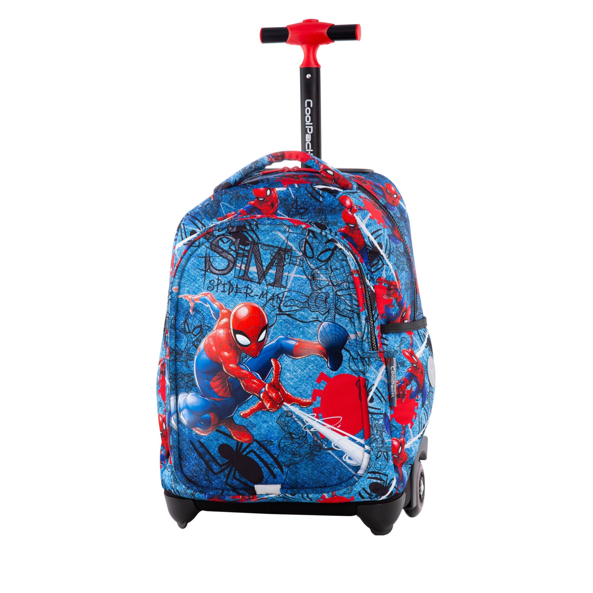 Ghiozdan scoala Cool Pack Jack Spiderman Denim, Multicolor, 31x44x19