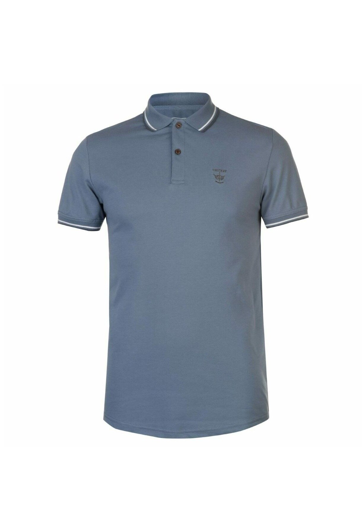 Tricou polo pentru barbati, Firetrap, Bumbac, Albastru, Grafit, 3XL