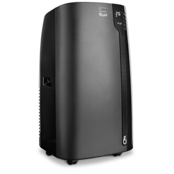 Aer conditionat portabil De Longhi PAC Ex 120 Silent, 11500 BTU, negru Aer conditionat portabil De Longhi PAC Ex 120 Silent, 11500 BTU, negru