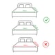 Спален комплект (чаршаф + плик за завивка + 2 калъфки за възглавница) за легло с размери 160x200 см, 132TC, 100% памук, Dream Catcher, Многоцветен