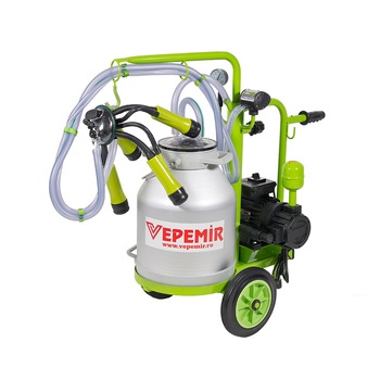 Aparat de muls vaci VEPEMIR 1 post si 1 bidon Aluminiu 20 litri ECO GREEN M Aparat de muls vaci VEPEMIR 1 post si 1 bidon Aluminiu 20 litri ECO GREEN M