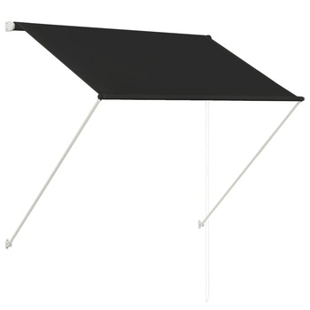 Copertina retractabila, antracit, 100 x 150 cm 145891 Copertina retractabila, antracit, 100 x 150 cm 145891