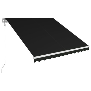 Copertina retractabila automat, antracit, 350 x 250 cm 3051229 Copertina retractabila automat, antracit, 350 x 250 cm 3051229