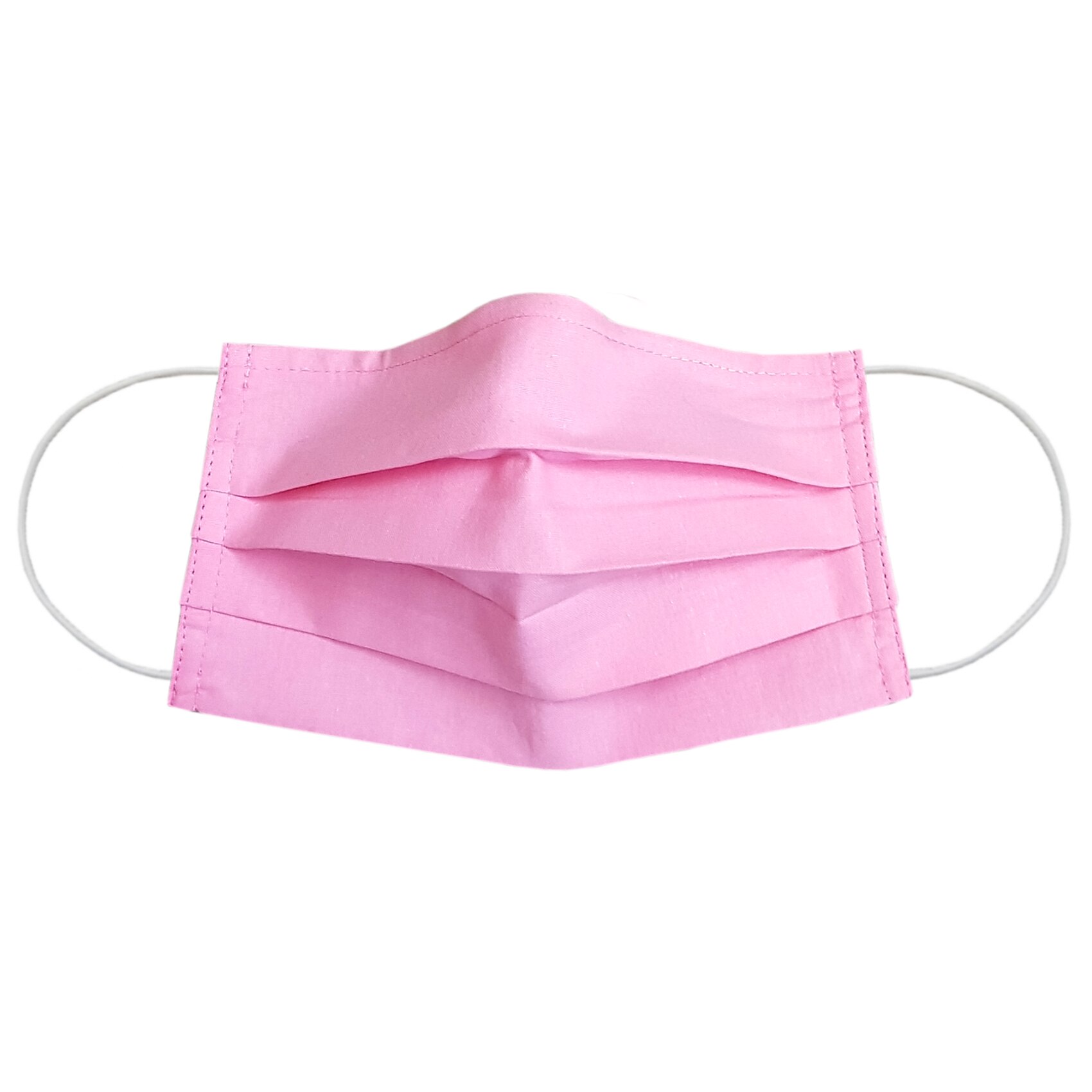 Masca Roz Masca reutilizabila pentru copii, 2 straturi 100% bumbac, ajustabila cu ...