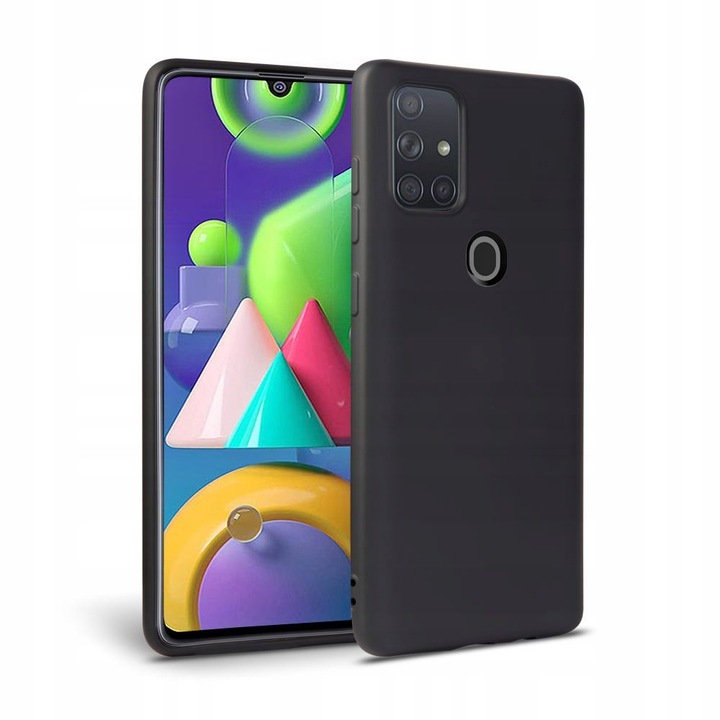Tok TECH-PROTECT ikon Samsung Galaxy A21s-hez, fekete