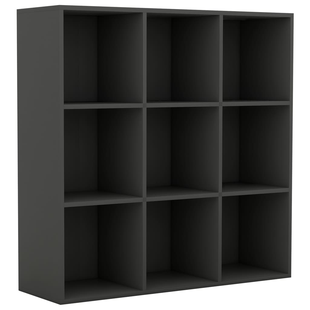 Biblioteca vidaXL, PAL, 98 x 30 x 98 cm, Gri
