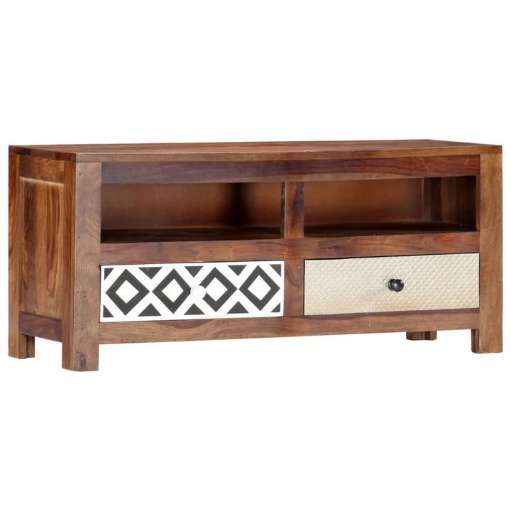 vidaXL tömör akácfából TV-szekrény 90 x 30 x 40 cm 247734 247734