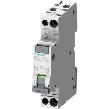 Siguranta automata P+N, 10A, curba de declansare C, capacitate de rupere 6kA, Siemens Siguranta automata P+N, 10A, curba de declansare C, capacitate de rupere 6kA, Siemens