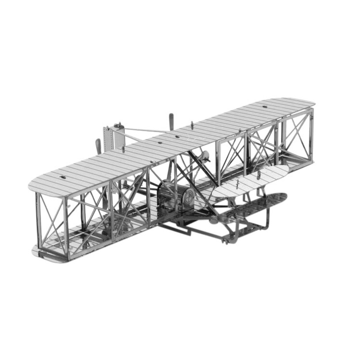 3D пъзел, метален, образователен, модел на самолет на братя Райт