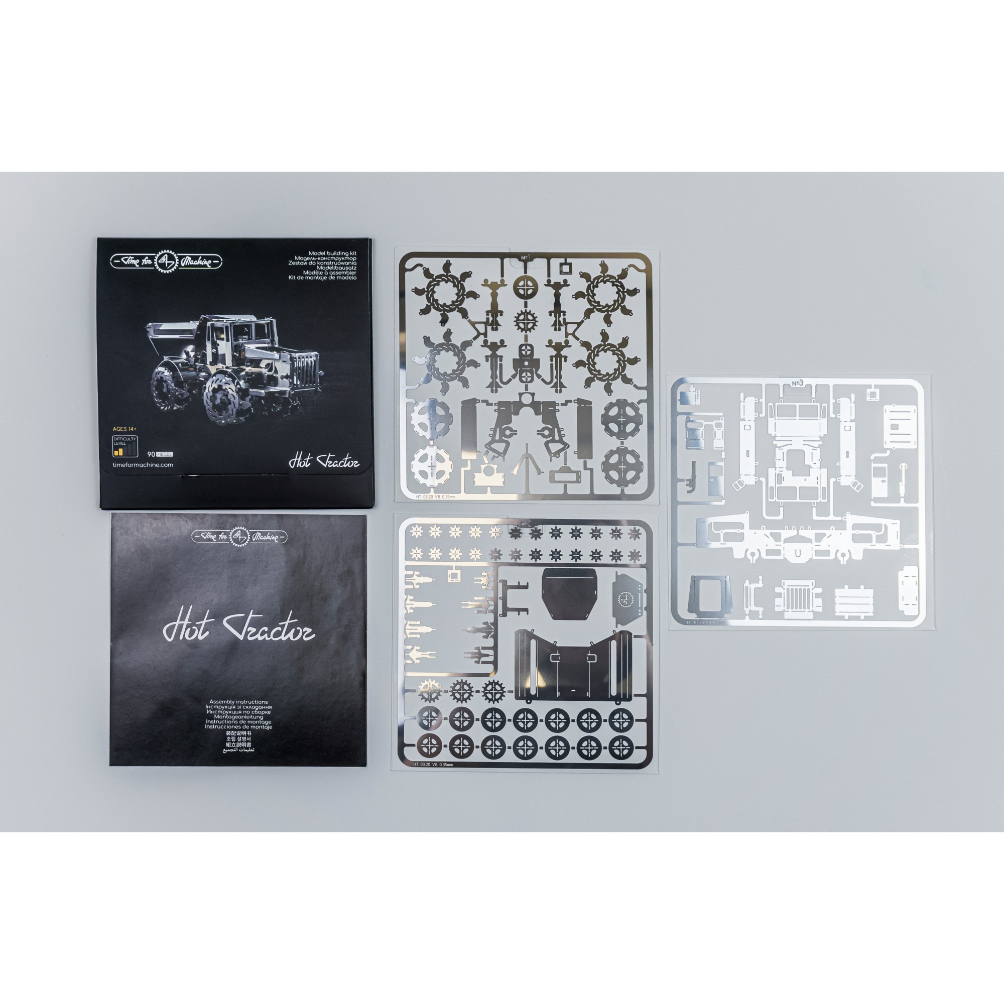 Kit Puzzle Mecanic 3D, Metal, TimeForMachine, Model Tractor - eMAG.ro