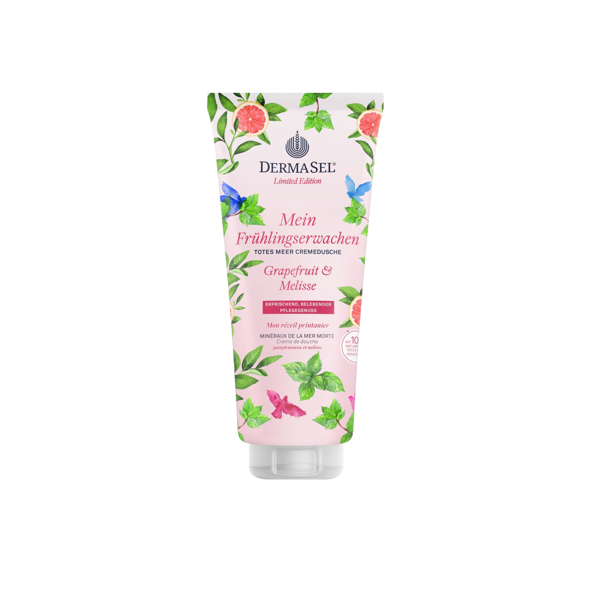 Crema de dus Trezirea mea de primavara, cu grepfrut, melisa si minerale Dermasel 200 ml