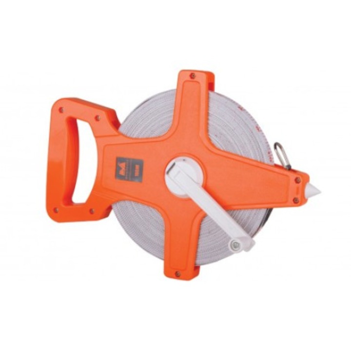 Ruleta cu varf si banda fibra sticla 50 m Evotools 674451