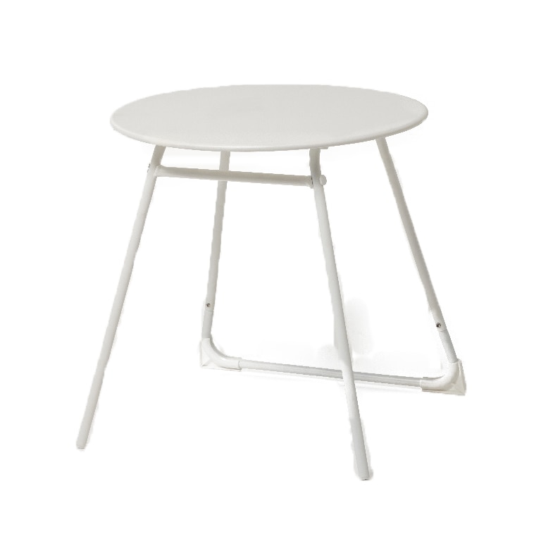 Masuta de cafea Zola® pentru gradina, metalica, alb, 50 cm