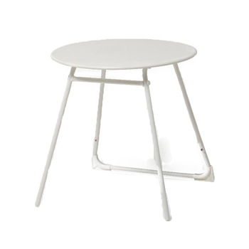 Masuta de cafea Zola® pentru gradina, metalica, alb, 50 cm Masuta de cafea Zola® pentru gradina, metalica, alb, 50 cm