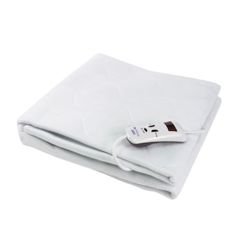 Patura electrica pentru pat Pekatherm, Poliester, 120W, 150 x 80 cm, Regulator detasabil, Alb Patura electrica pentru pat Pekatherm, Poliester, 120W, 150 x 80 cm, Regulator detasabil, Alb
