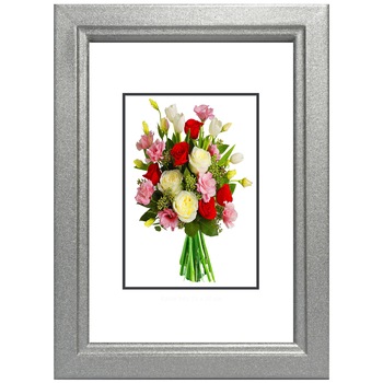 Rama foto lemn , Nasticom, Argintiu, 15 x 20 cm Rama foto lemn , Nasticom, Argintiu, 15 x 20 cm