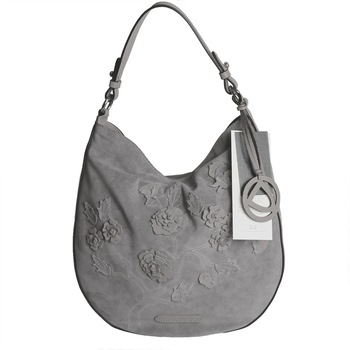 Geanta Dama din piele naturala, Dellaconte, Gri cu Gri Deschis 9967 Geanta Dama din piele naturala, Dellaconte, Gri cu Gri Deschis 9967