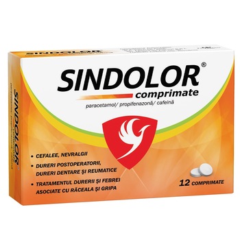 Sindolor x12 comprimate Fiterman Sindolor x12 comprimate Fiterman