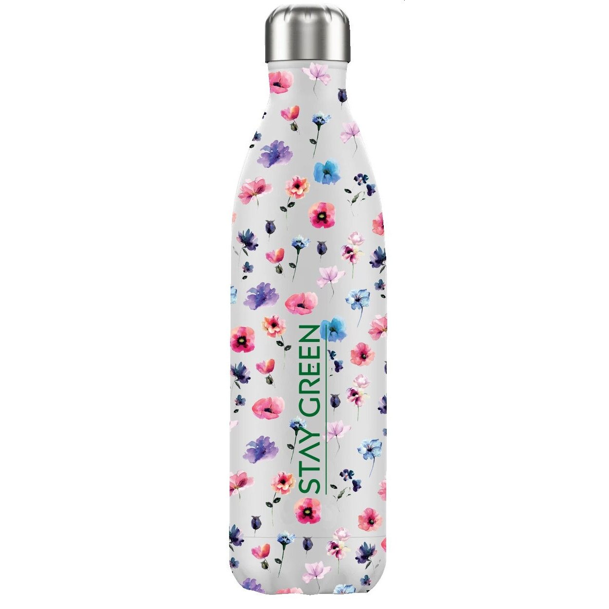 Termos inox Floral, cu perete dublu 350 ml