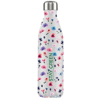 Termos inox Floral, cu perete dublu 500 ml Termos inox Floral, cu perete dublu 500 ml