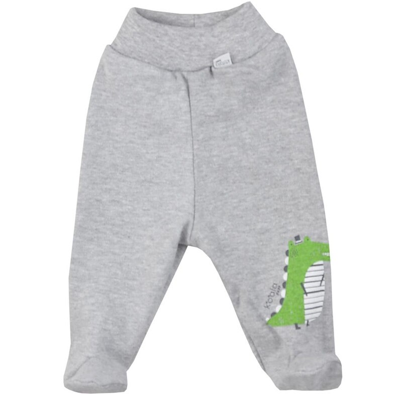 Pantaloni cu botosei pentru baieti Koala Tasmania 08-636G, Gri, Gri, 56 CM