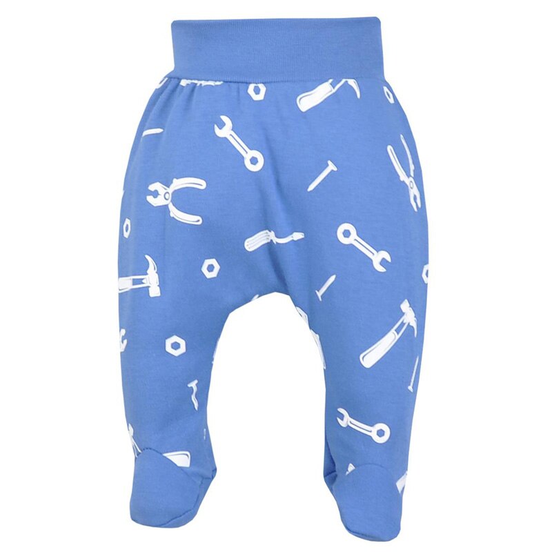 Pantaloni cu botosei pentru baieti Koala Narzedzia 08-232A, Albastru, Albastru