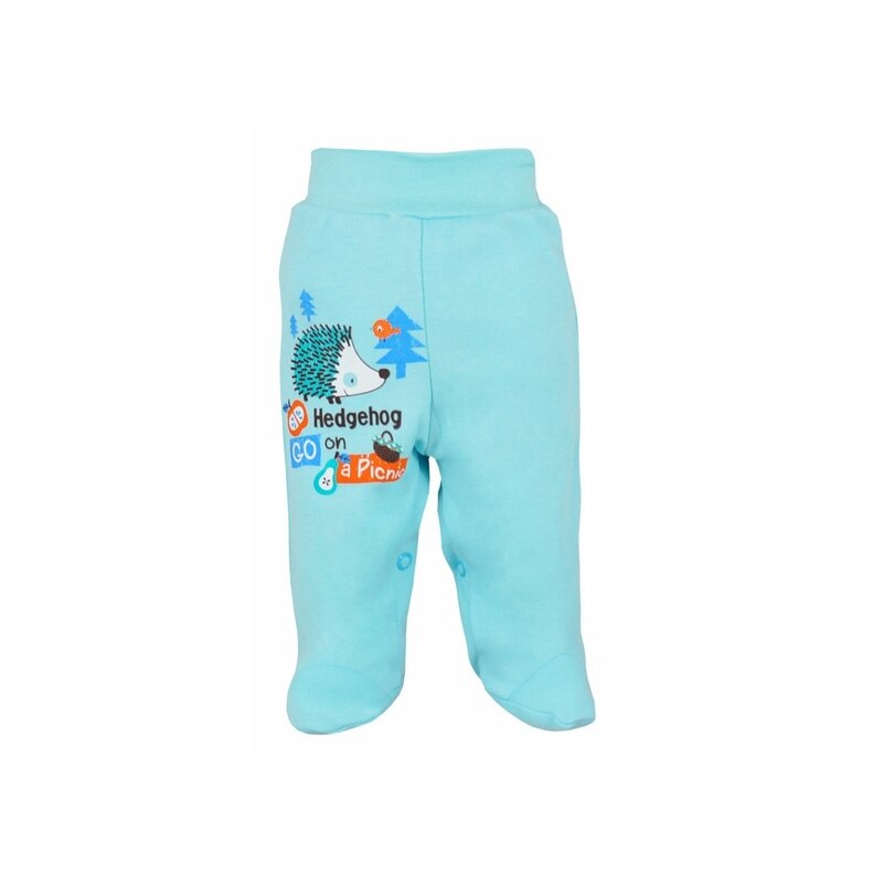 Pantaloni cu botosei pentru baieti Koala Jezyk 3236-T, Turcoaz, 80 cm