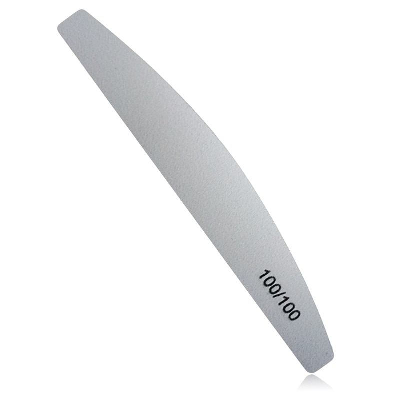 Pila curbata MoonbasaNails, # 1055, 100/100, Gri