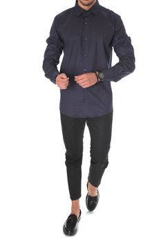 Camasa B1349, slim fit, pentru barbati, bleumarin Camasa B1349, slim fit, pentru barbati, bleumarin