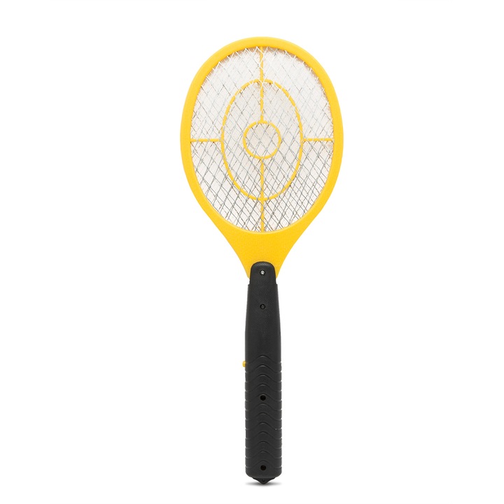Paleta electrica Swatter, Garden of Eden, 2 x Baterii AA, 450 x 165 mm, Galben/Negru