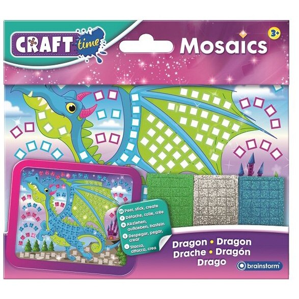 Set creatie Brainstorm - Mini mozaic, Dragon
