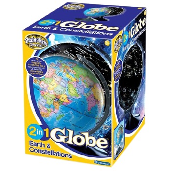Glob 2 in 1 Brainstorm - Pamantul si constelatiile Glob 2 in 1 Brainstorm - Pamantul si constelatiile