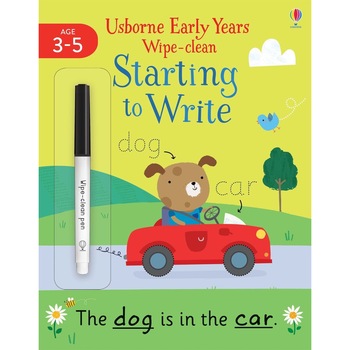 Carte de tip wipe and clean, Starting to Write, usborne Carte de tip wipe and clean, Starting to Write, usborne