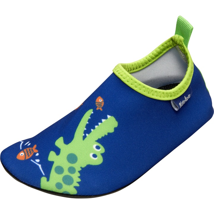 Водни обувки против хлъзгане, UV50+ защита, момчета, Crocodile, Зелен/Син, 18-19 EU