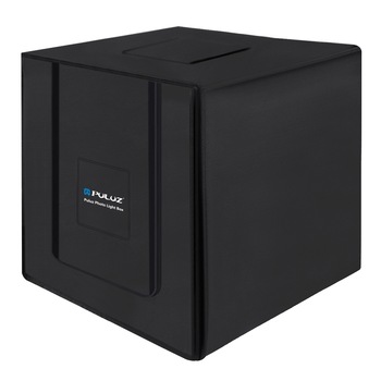 Cutie studio pentru fotografii obiecte, Puluz, iluminat, trei culori, portabil, 80 cm Cutie studio pentru fotografii obiecte, Puluz, iluminat, trei culori, portabil, 80 cm