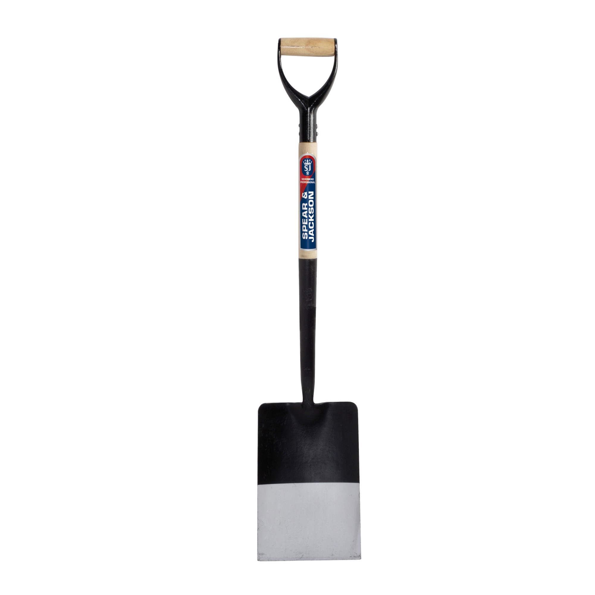 Cazma Heavy Duty cu lama otel carbon, coada lemn, maner D lemn, Spear & Jackson Neverbend Professional