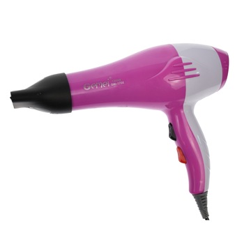 Uscator de par profesional, 1300 W, 3 setari temperatura si 2 de viteza, Roz, Gemei - GM1702 Uscator de par profesional, 1300 W, 3 setari temperatura si 2 de viteza, Roz, Gemei - GM1702