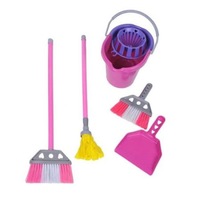 set interactiv pentru micile gospodine cu 5 accesorii galeata mop perie matura faras imagen 3_0_
0