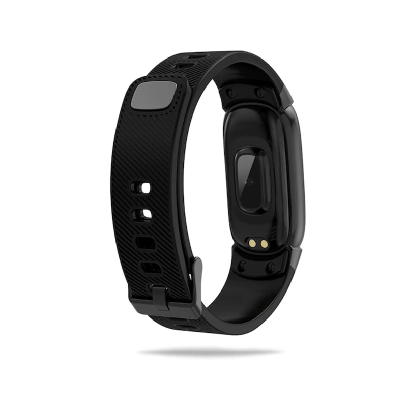 Smartwatch Kinex QW16, Multisport, Ritm cardiac, Negru