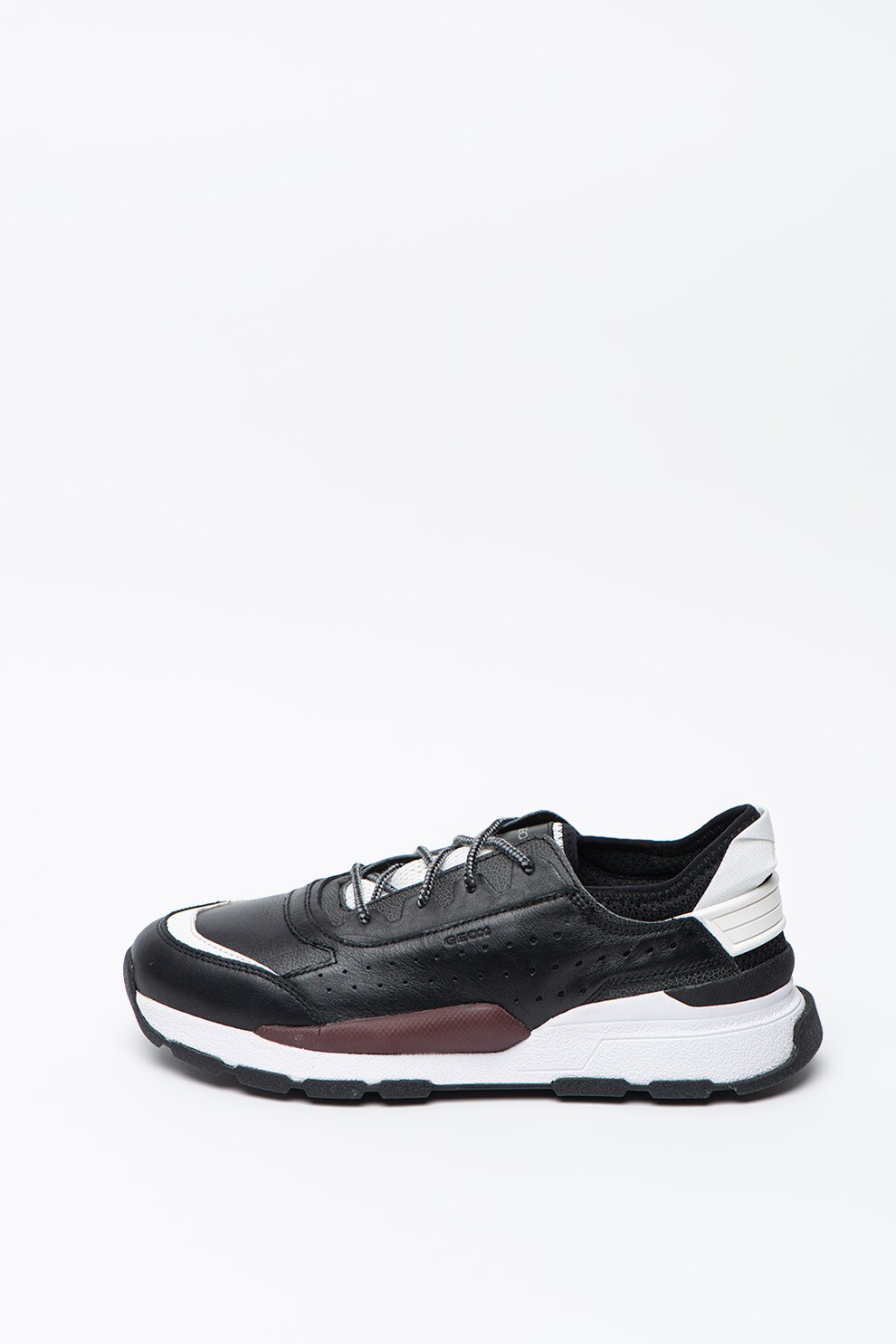 Geox, Pantofi sport din piele si material textil Regale